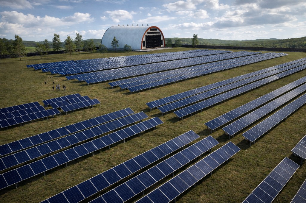 Solar array and facility